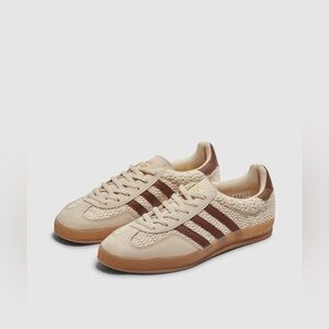 adidas Womens Gazelle Indoor Crochet Pack - Sand Strata